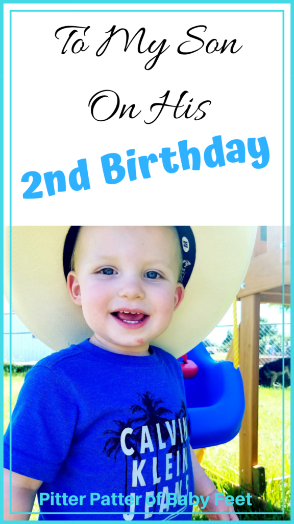 A letter to my son on his second birthday!