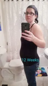 12 weeks into my second pregnancy