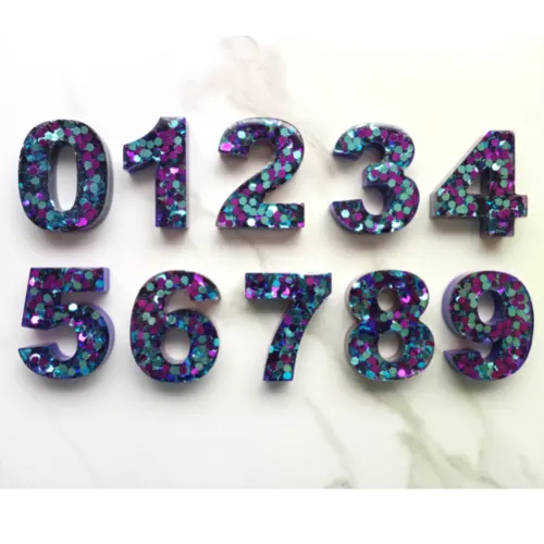 How to make resin numbers