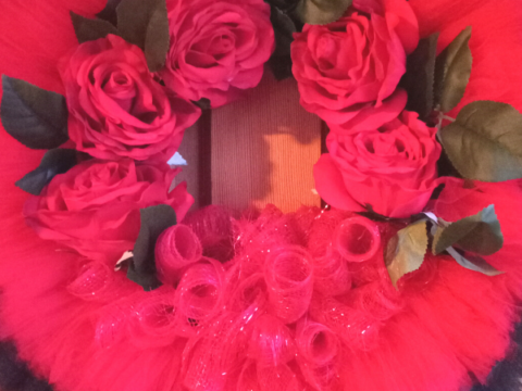 How To Make A Valentine’s Day Tulle Wreath