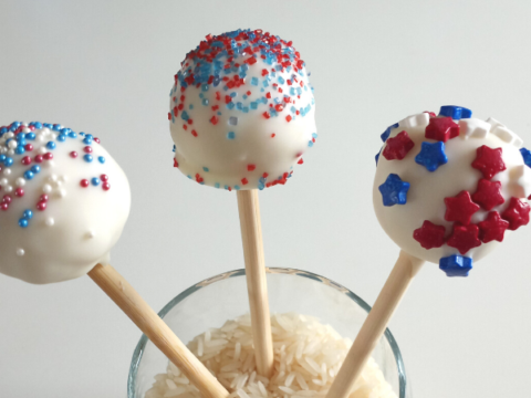 How To Make 4th Of July Cake Pops